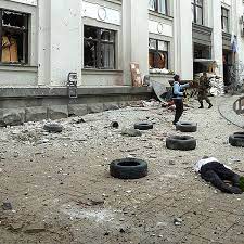 Nyolc ember halt meg Luhanszkban egy légicsapás után