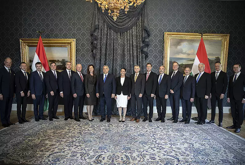 Novák Katalin hivatalosan is kinevezte az ötödik Orbán-kormányt