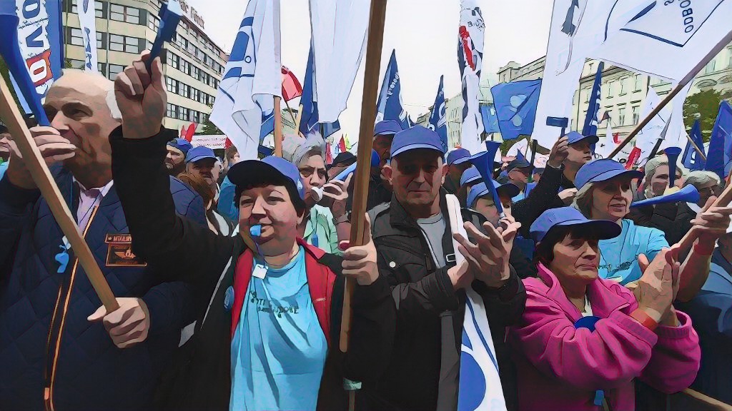 Ismét több tízezres kormányellenes tüntetés volt Prágában
