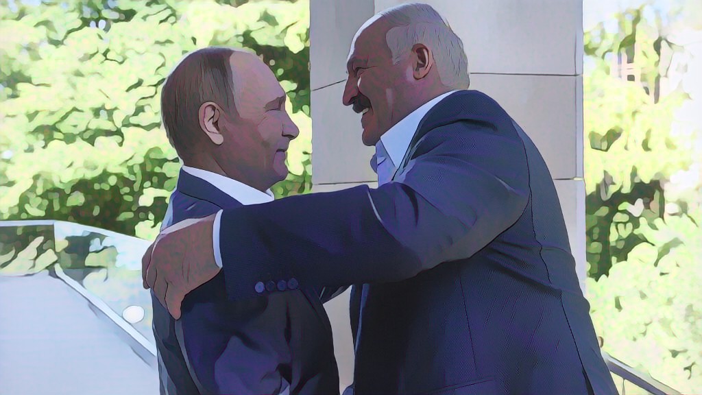 Putyin kapott egy traktort születésnapjára Lukasenkától