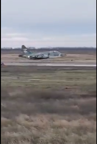 A hasán landolt egy orosz vadászgép