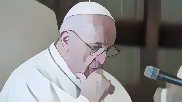 Ferenc pápa elsírta magát egy ima közben az ukrajnai háború miatt