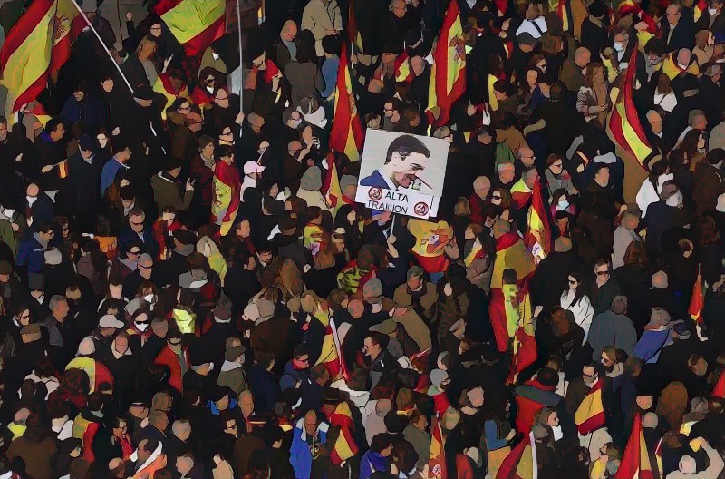 Tízezrek tüntettek a spanyol kormány ellen