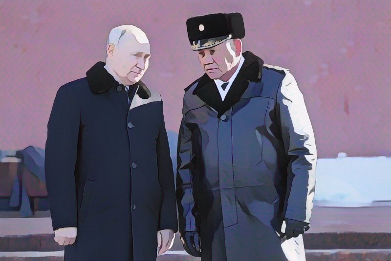 Váratlanul a frontra látogatott az orosz védelmi miniszter