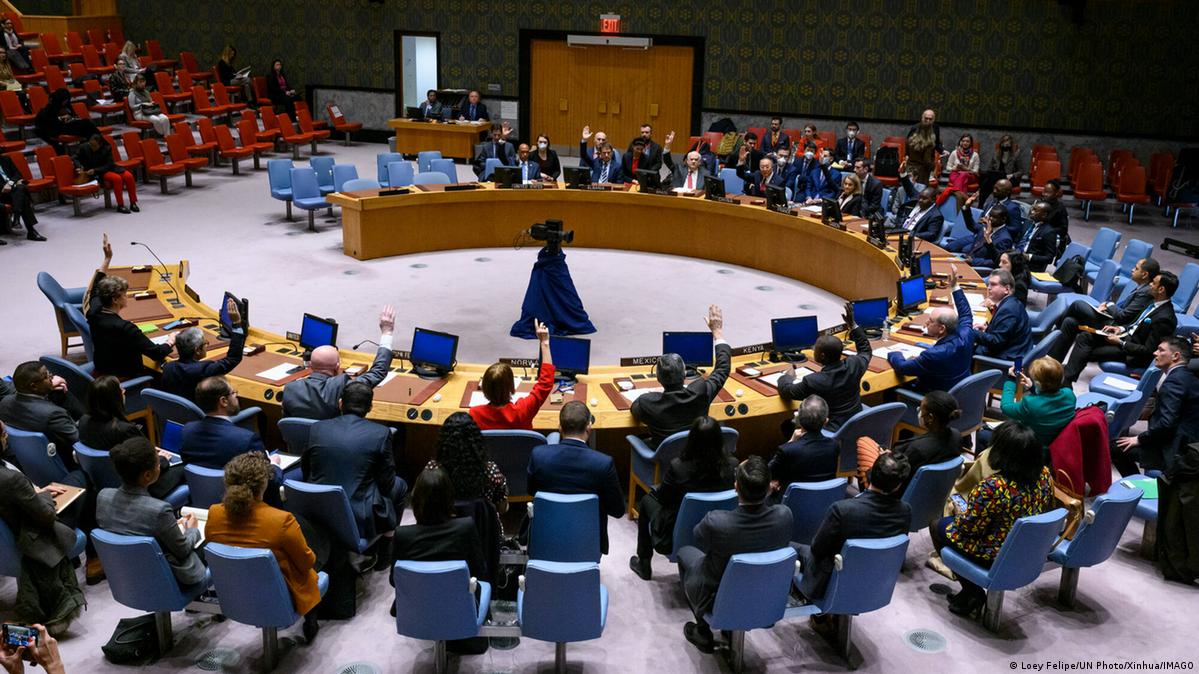 Az Orosz Föderáció képmutatásának bírálása az ENSZ Biztonsági Tanácsának ülésén