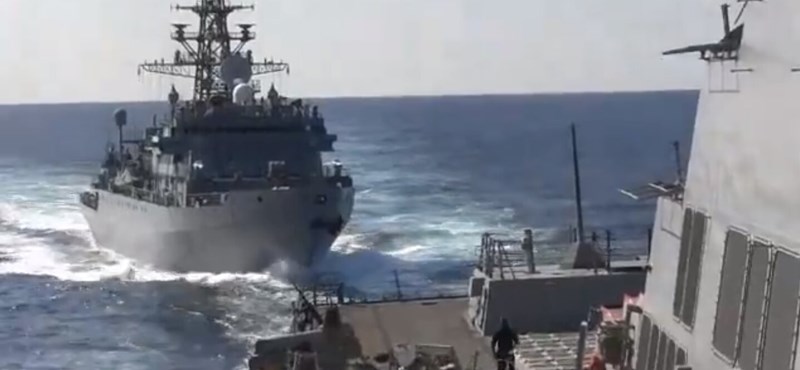 Orosz hadihajók bukkantak fel Tajvannál