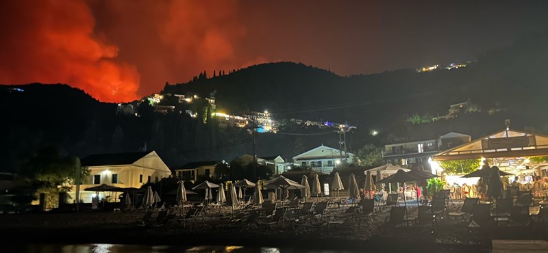 Korfu is lángol, onnan is ki kell menekíteni embereket – videó