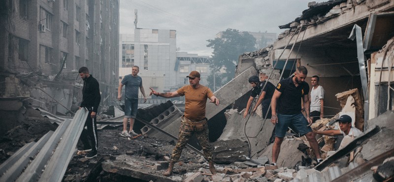 Rakétatámadás érte Zaporizzsja városát