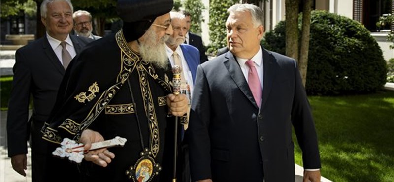 Orbán Viktor most a kopt pápával találkozott