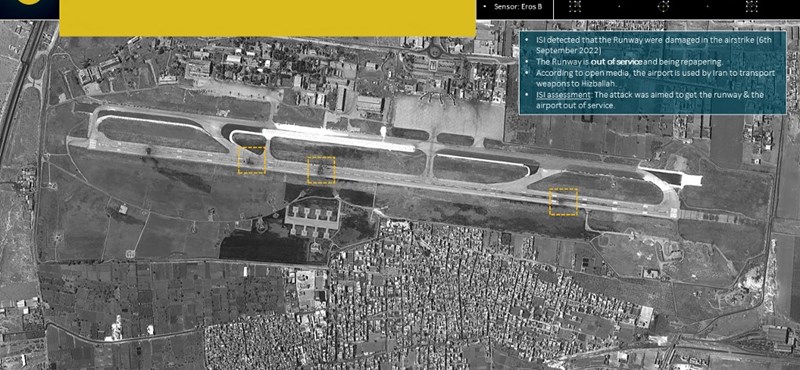 A szír állami média szerint izraeli légi csapások miatt működésképtelenné vált a damaszkuszi és az aleppói reptér is
