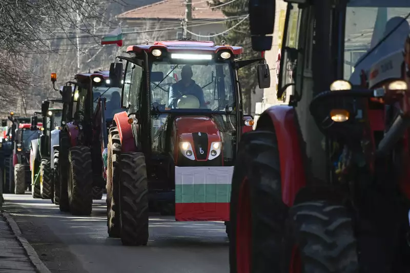 Traktorokkal tüntetnek a bolgár gazdák